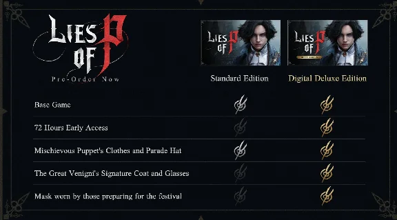 ⭐ Lies of P - DELUXE ⭐OFFLINE ACTIVATION Steam 💳0%