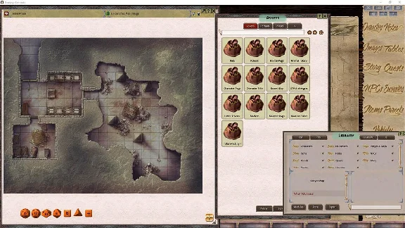 Fantasy Grounds - FG Theme - Wizard´s Desk DLC