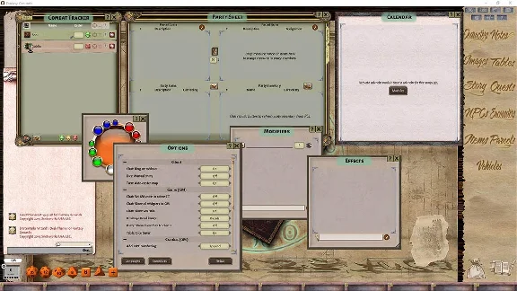 Fantasy Grounds - FG Theme - Wizard´s Desk DLC