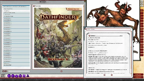 Fantasy Grounds - Pathfinder 2 RPG - Bestiary 3 DLC