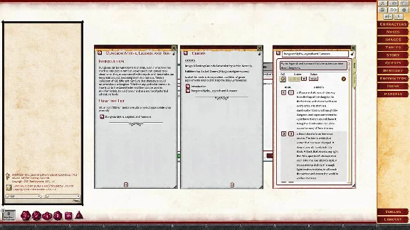 Fantasy Grounds - Rumours, Notes and Books Collection (