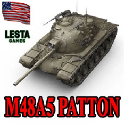 M48A5 PATTON in the hangar ✔️ WoT CIS