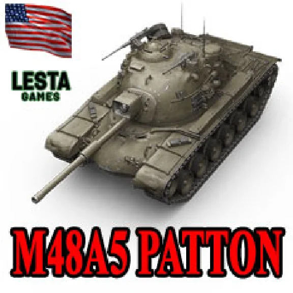 M48A5 PATTON in the hangar ✔️ WoT CIS