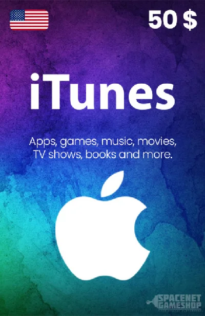 50$ iTunes Card USA🇺🇲🔥✅