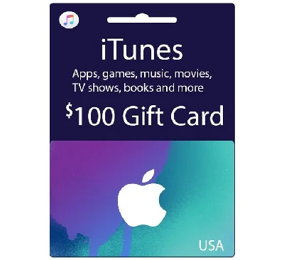 100$ iTunes Card USA🇺🇲🔥✅