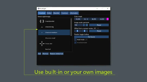 ⚡️HudSight - custom crosshair overlay | АВТО [RU Steam]