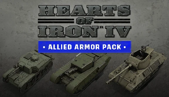 🌼 Hearts of Iron IV - Allied Armor Pack 🍳 Steam DLC