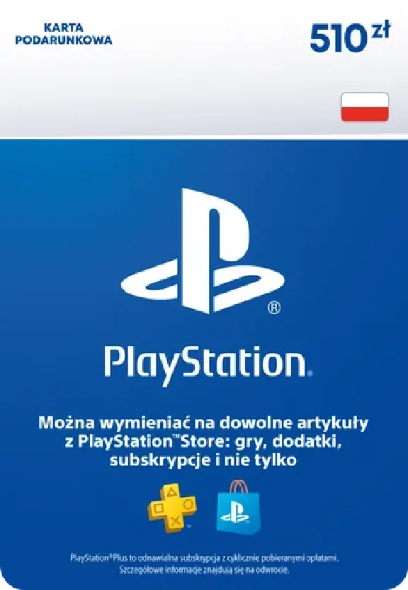 PSN PLAYSTATION CARD - 510 PLN zl ZLOTY 🇵🇱🔥POLAND PL
