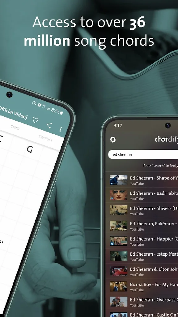 Chordify Premium | 1/12 months to your account