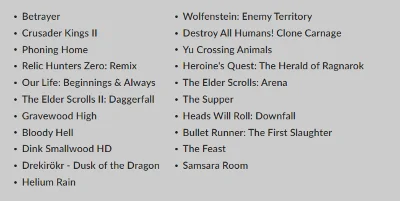 GOG.COM Ultimate old games bundle (Region free)
