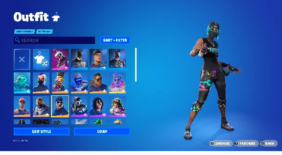 FORTNITE🎮 43+ СКИНОВ АККАУНТА |OG STW BATMAN| + ПОЧТА
