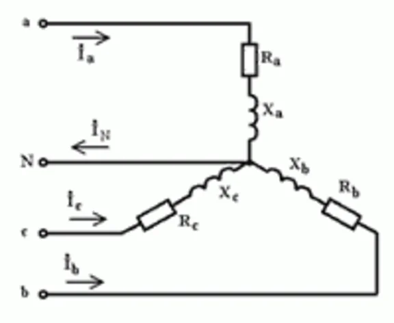 Задача 031444-0000-0002 (решение от ElektroHelp). Трехфазная цепь при соединении звездой.