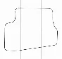 MAZDA 626 GF 1991-1997 Templates for car mats. Vector