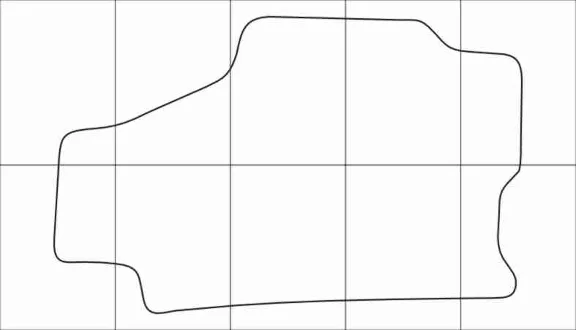 MAZDA 626 GF 1991-1997 Templates for car mats. Vector