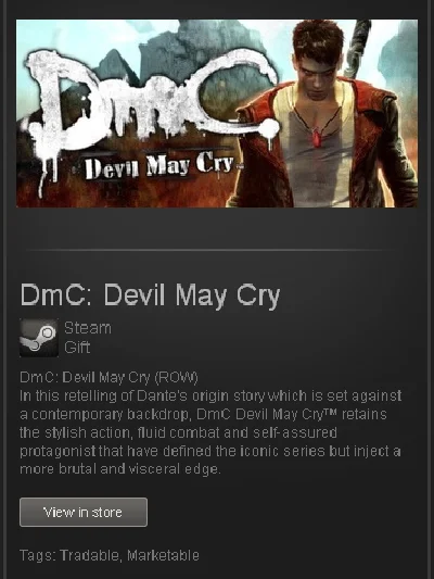 DmC: Devil May Cry - STEAM Gift - Region Free / ROW