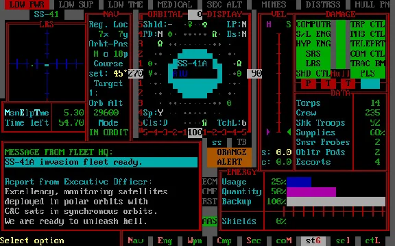 STAR FLEET II - Krellan Commander Version 2.0