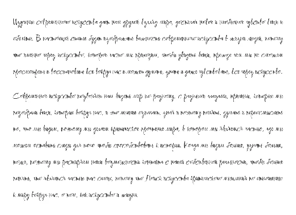 Handwritten font for students and notes v.4