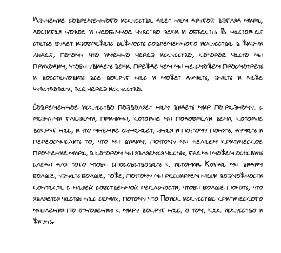 Handwritten font for students and notes v.21