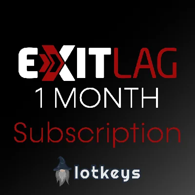 ExitLag - 1 Month Subscription (Global) 🌍