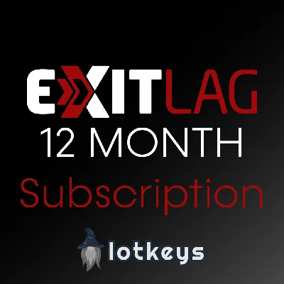 ExitLag - 12 Month Subscription (Global) 🌍