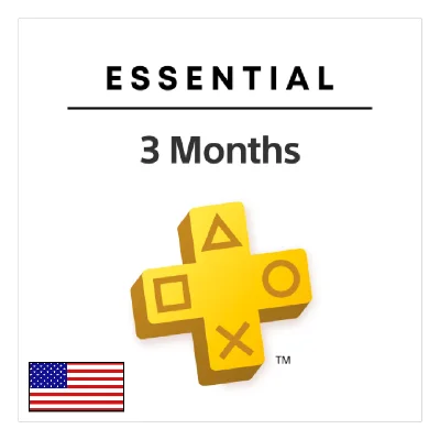PlayStation Plus (PS PLUS) Essential - 3 месяца (США)