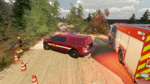 Flashing Lights: Pickup Truck Triple Pack (Police, Fire