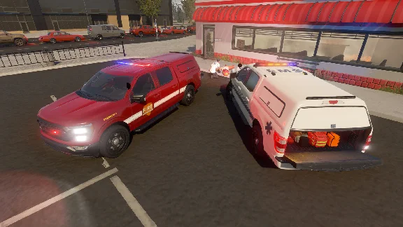 Flashing Lights: Pickup Truck Triple Pack (Police, Fire