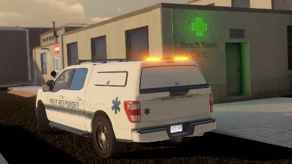 Flashing Lights: Pickup Truck Triple Pack (Police, Fire