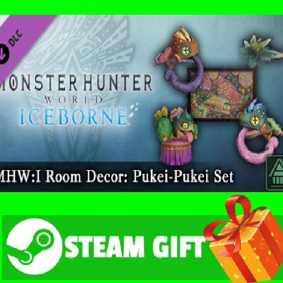 ⭐️ Monster Hunter World Iceborne MHWI Room Decor Pukei-