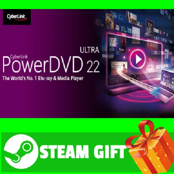 ⭐️ВСЕ СТРАНЫ+РОССИЯ⭐️ CyberLink PowerDVD 22 Ultra STEAM