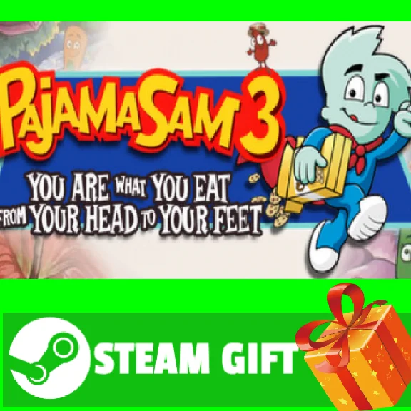 ⭐️ Pajama Sam 3 You Are What You Eat From Your Head To