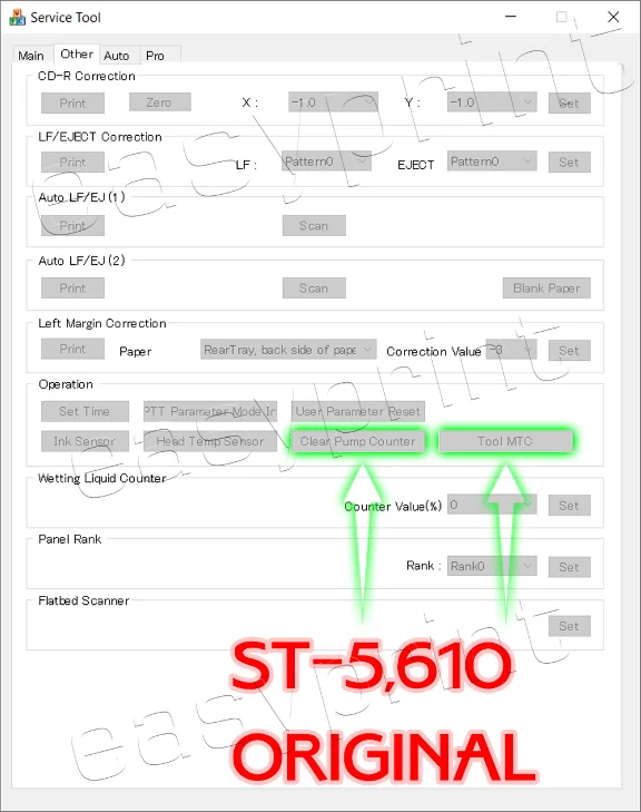 RESET CANON PRINTER - ORIGINAL CANON SERVICE TOOL V5610