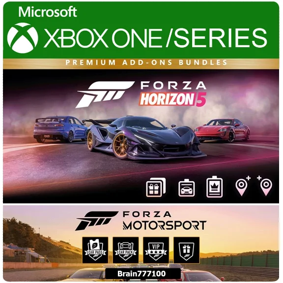 Forza Motorsport and Forza Horizon 5 Premium Add Xbox🔑