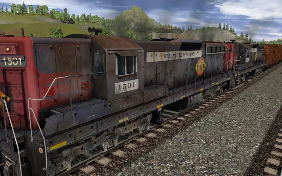 Trainz 2022 DLC - Willamette & Pacific SD7 #1501