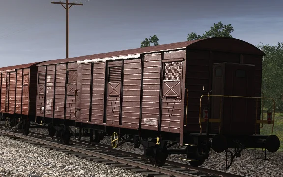 Trainz 2022 DLC - CFR Marfa Gbs/Gbgs freight car pack