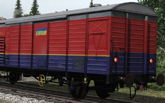 Trainz 2022 DLC - CFR Marfa Gbs/Gbgs freight car pack