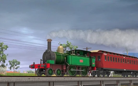 Trainz 2022 DLC - VR M Class 4-4-0 - Early 2 Tone Green