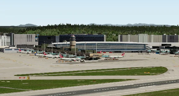X-Plane 11 - Add-on: Aerosoft - Airport Zurich V2 DLC