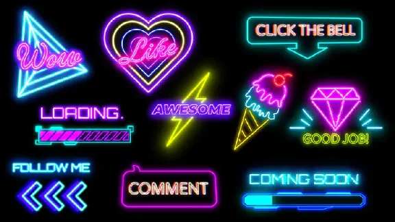 Movavi Video Editor 2024 - Neon Vlog Pack DLC