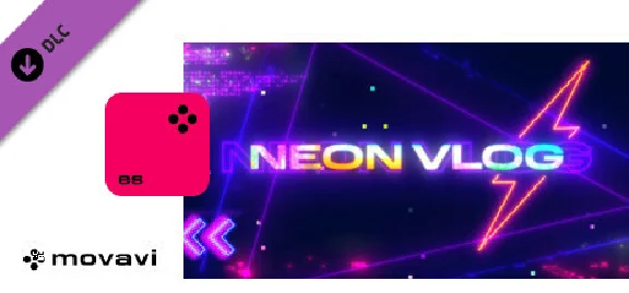 Movavi Video Editor 2024 - Neon Vlog Pack DLC