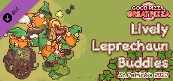 Good Pizza, Great Pizza - Lively Leprechaun Buddies - S