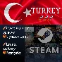 🎁 Instant ⚡ Steam 5-100$ ⚡ TURKEY 0% USD TL TRY
