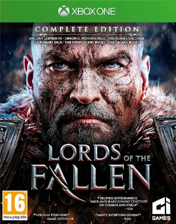 Lords of the Fallen Complete edt Xbox One TURKEY Code