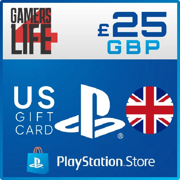 🔻PSN 25 GBP (GBP) UK  Gift-Card