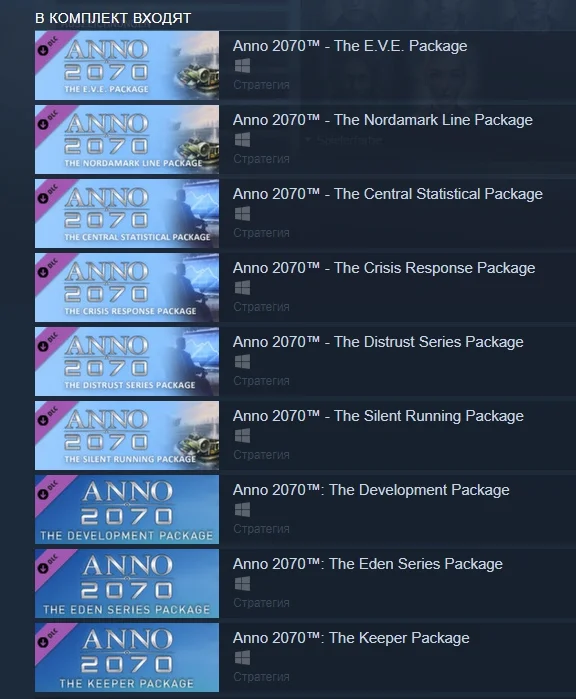 Anno 2070 DLC Complete Pack (Steam Gift RU)