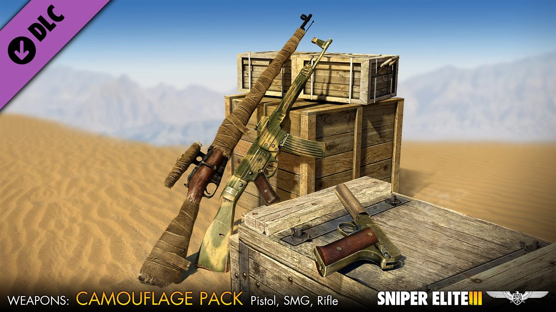 Sniper Elite 3 - Camouflage Weapons Pack Steam Gift RU