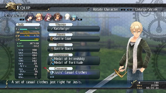 The Legend of Heroes: Trails of Cold Steel - Jusis´ Cas