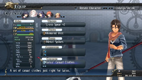The Legend of Heroes: Trails of Cold Steel - Gaius´ Cas