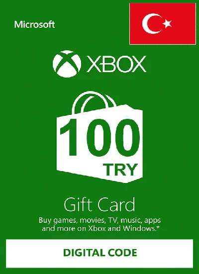 ✅  XBOX КАРТА ОПЛАТЫ - 100 TRY🇹🇷✅