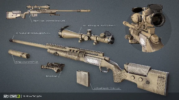Sniper Ghost Warrior 3 - Sniper Rifle McMillan TAC-338A